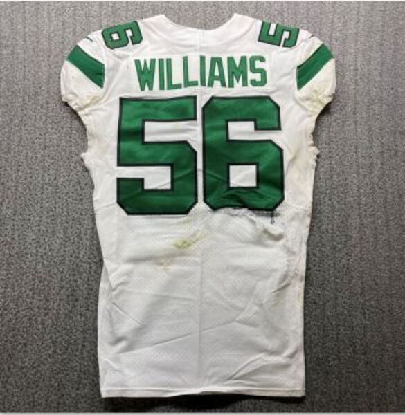 STS - Jets Quincy Williams Game Used Jersey  Size 40