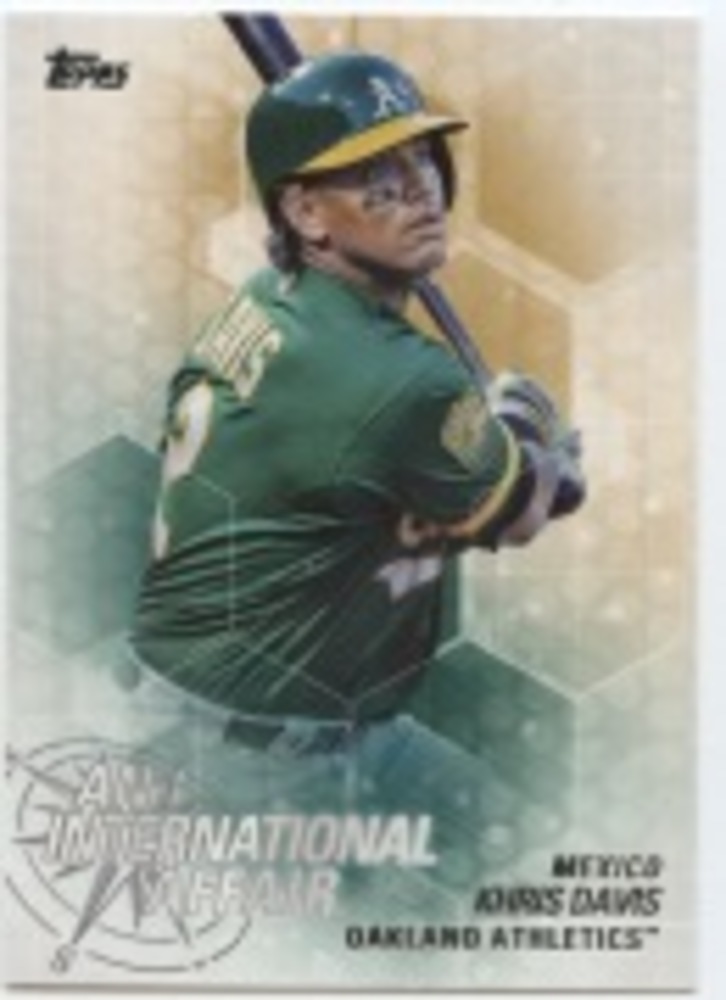 2018 Topps Update An International Affair #IA29 Khris Davis