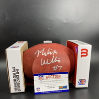 NFL - Packers Malik Willis Signed Authentic Football