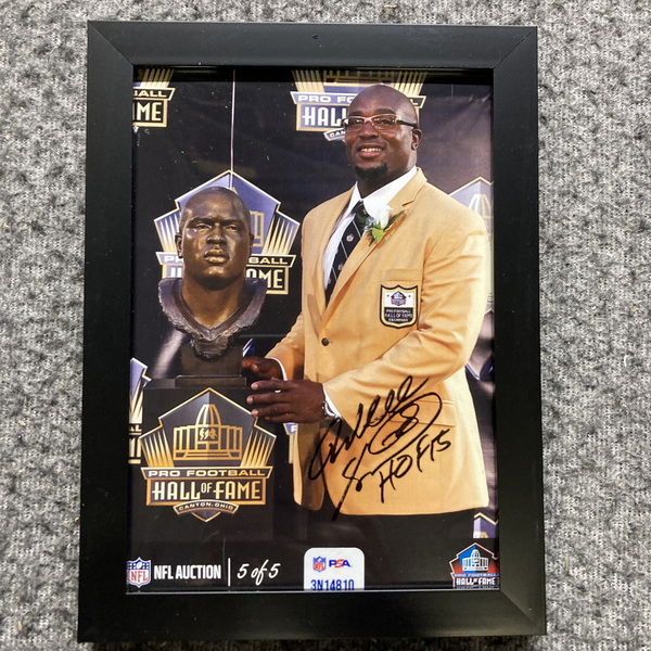 HOF - Chiefs Will Shields NFL Auction Exclusive Signed 5x7 Framed Photo ...