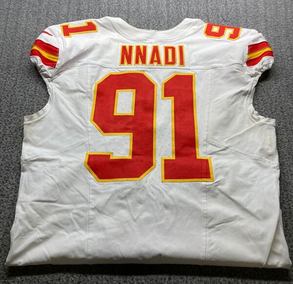 STS - Chiefs Derrick Nnadi Game Worn Jersey (11/17/2024) Size 48