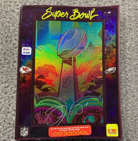 NFL - Eagles Jalen Hurts Signed Super Bowl LIX Program