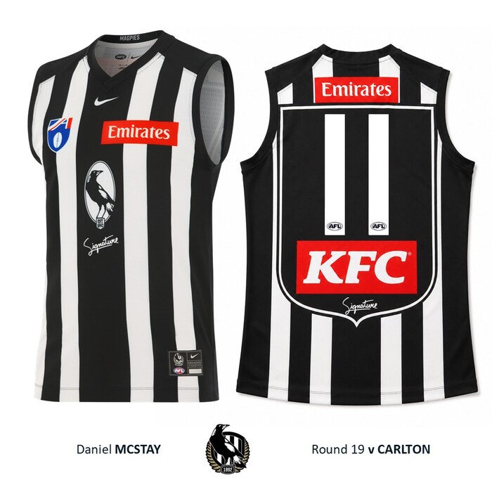 Photo of Daniel McStay #11 Collingwood 2026 Retro Guernsey Guernsey