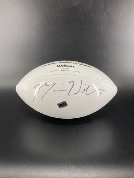 Seahawks - Mike Williams Signed Panel Ball With Seahawks Logo (Not Authe...