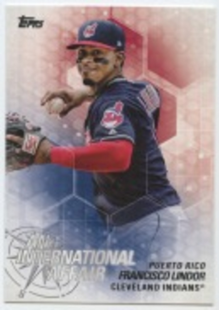 2018 Topps Update An International Affair #IA34 Francisco Lindor