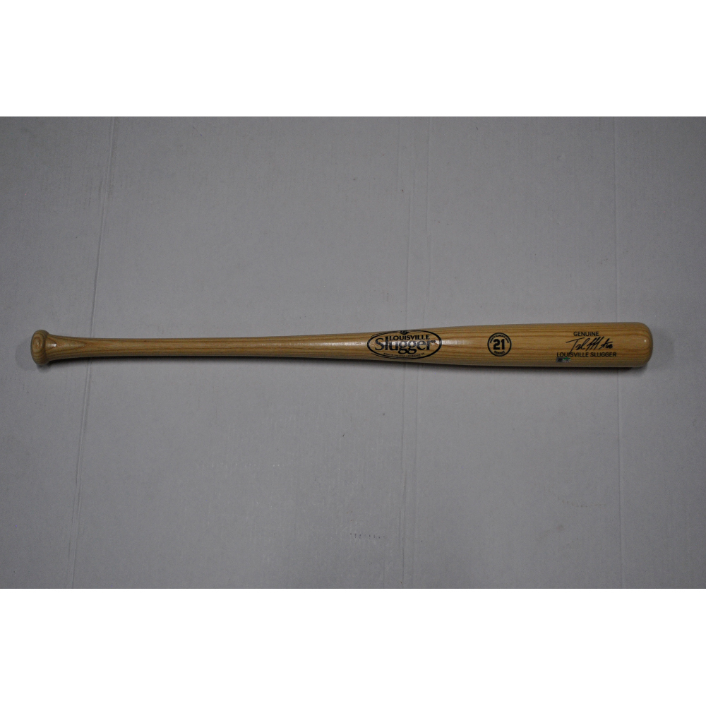 2022 Roberto Clemente Day Auction Autographed Tan Louisville Slugger Bat 2022 Clemente Award