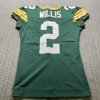 Sao Paulo Game - Packers Malik Willis Game Worn Jersey 9.6.24 Size 46 wi...