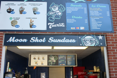 Moon Shot Sundaes Sign