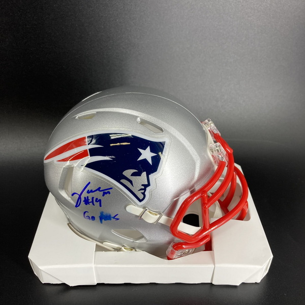 NFL - Patriots Joe Milton Signed Mini Helmet (Slight Smudge From Player ...