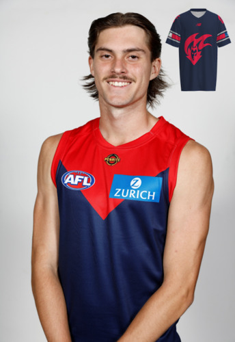 Photo of Melbourne Demons Gather Round Gridiron Top - Kalani White #34