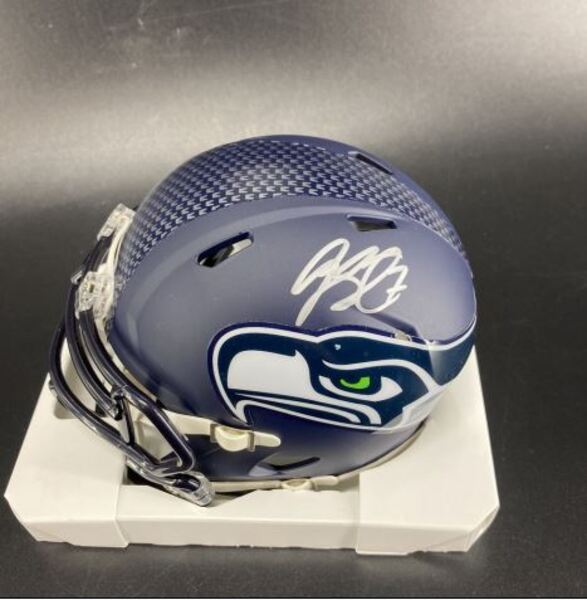 Seahawks - Geno Smith Signed Mini Helmet (Not Authenticated)