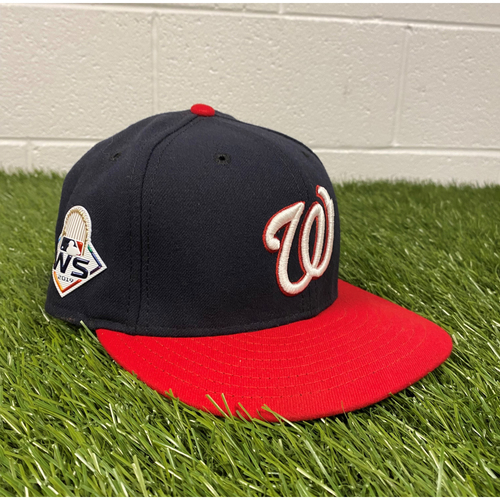 Kevin Long Game-Used 2019 World Series Hat