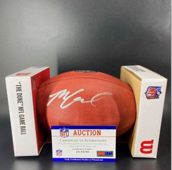 NFL - Panthers Matt Corral Signed Authentic Football