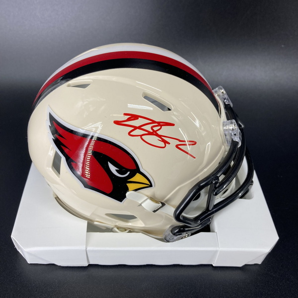 NFL - Cardinals Carson Beck Signed Retro Mini Helmet