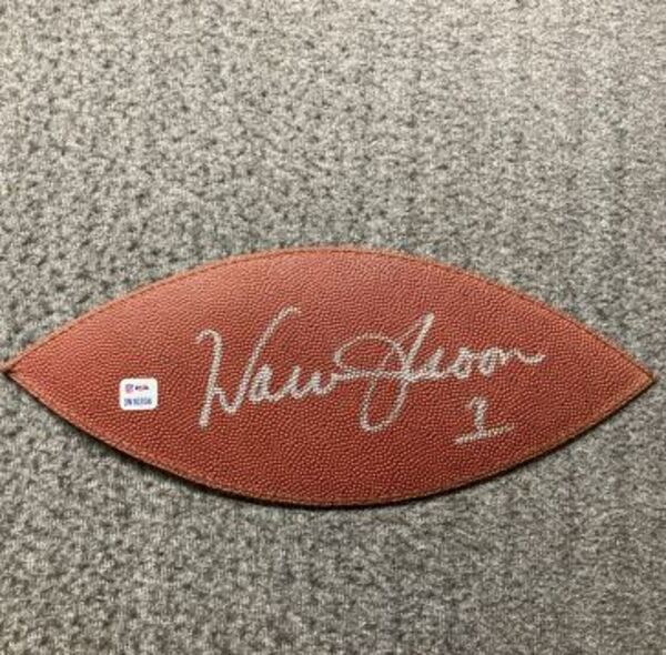 NFL - Vikings Warren Moon Signed Authentic Panel