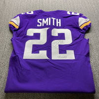 STS - Vikings Harrison Smith Signed Game Issued Jersey 2022 Season Size ...