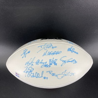 NFL - Seahawks Multi Sign Super Bowl XLIX Panel Ball Signed By Over 25 P...