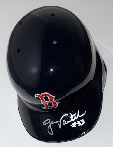 Jason Varitek Autographed Red Sox Helmet | MLB Auctions