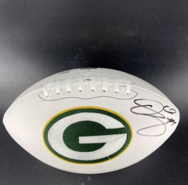 Packers - Quay Walker Signed Panel Ball With Packers Logo