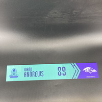NFL - Ravens Mark Andrews Special Edition 2022 Pro Bowl Nameplate 3 of 3