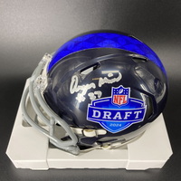 NFL - Eagles Quinyon Mitchell Signed NFL Draft Mini Helmet