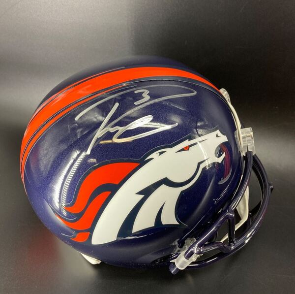 Broncos - Russell Wilson Signed Replica Helmet
