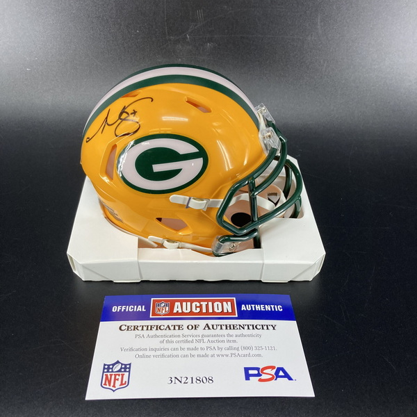 Packers - Romeo Doubs Signed Mini Helmet