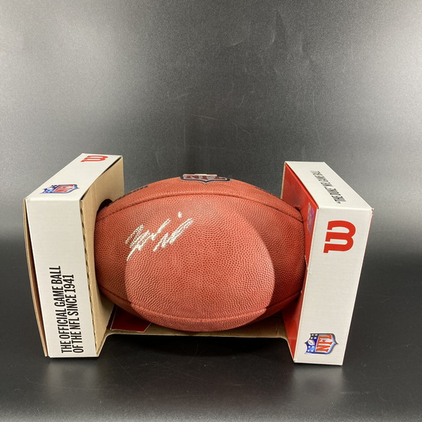 NFL - Raiders Zamir White Signed Authentic Football