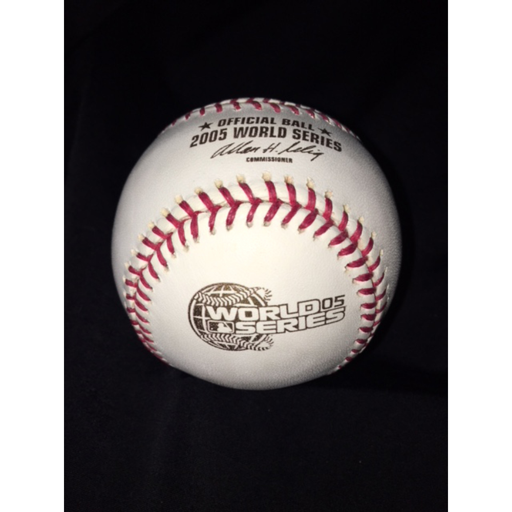 Geoff Blum Autographed World Series Baseball MLB Auctions