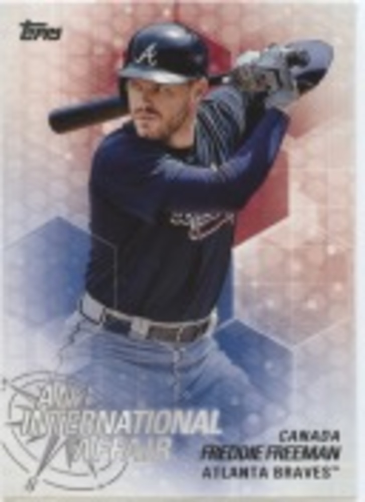 2018 Topps Update An International Affair #IA3 Freddie Freeman