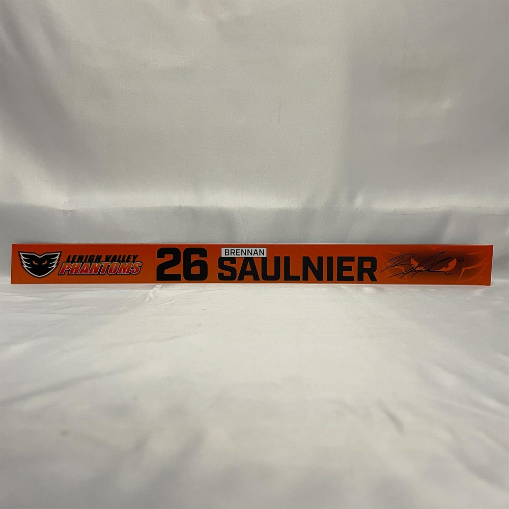 AHL Authentic 202021 Lehigh Valley Phantoms Locker Room Nameplate