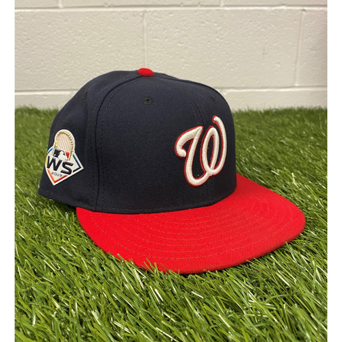 Henry Blanco Game-Used 2019 World Series Hat