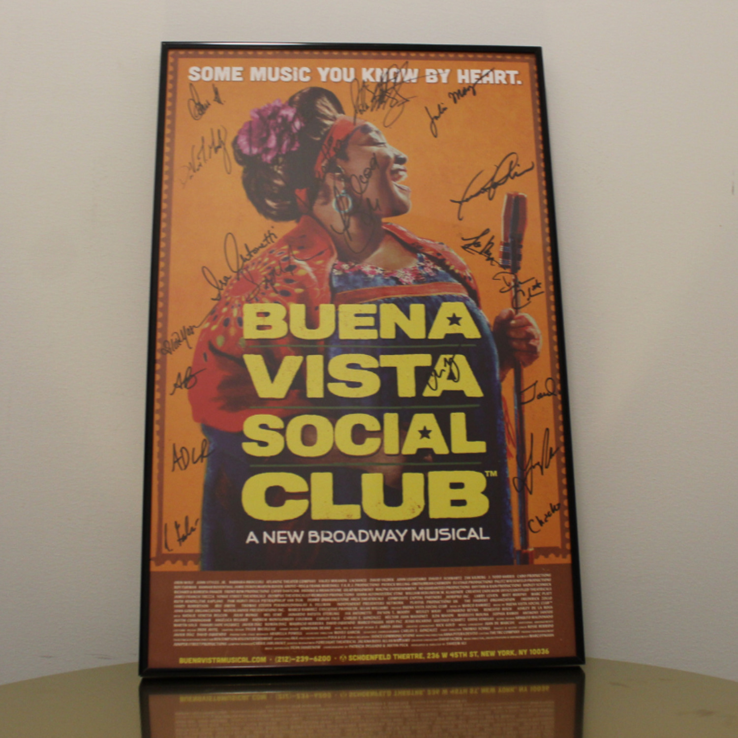 Photo of Buena Vista Social Club Original Broadway Cast Autographed Window Card (Package 2)