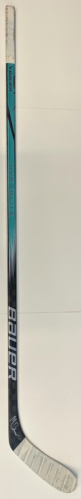 #10 Matty Beniers Game Used Stick - Autographed - SEATTLE KRAKEN