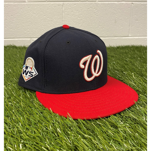 Wander Suero Game-Used 2019 World Series Hat