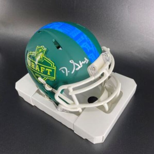 NFL - 49ers De'Zhaun Stribling Signed '26 Draft Speed Mini Helmet