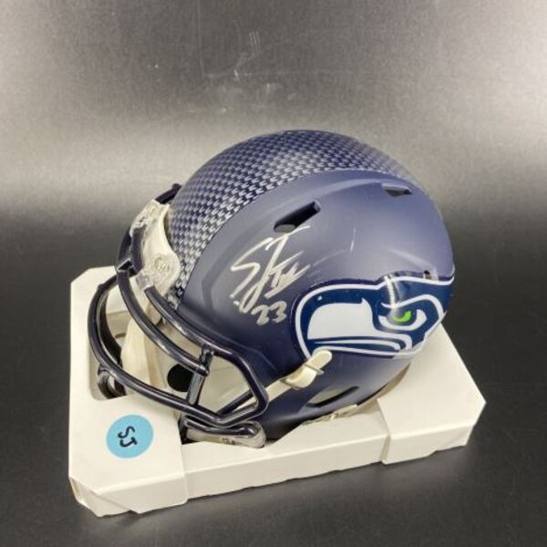 Seahawks - Sydney Jones Signed Mini Helmet (Not Authenticated)