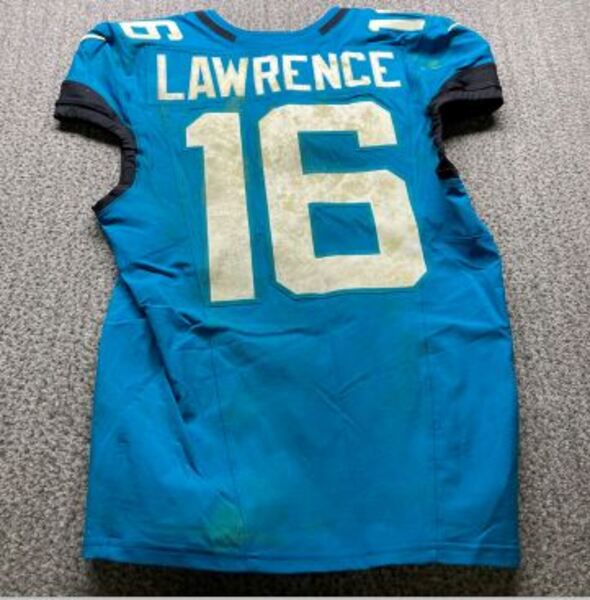 London Games - Jaguars Trevor Lawrence Game Worn Jersey (10/19/2025) Siz...
