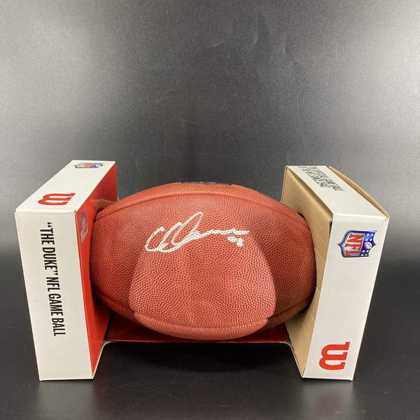 NFL - Saints Chris Olave Signed Authentic Football