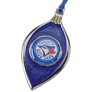 blue jays shop toronto blue jays sparkle ornament by the sports vault blue jay christmas ornaments