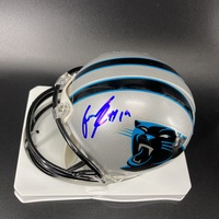 Panthers - Russell Shepard Signed Mini Helmet