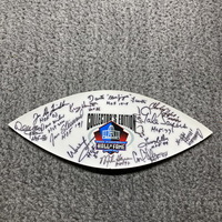 HOF -  Multi Sign White Hall Of Fame Panel Signed By Over 14 Players Inc...