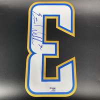 NFL - Chargers Eric Weddle Signed Jersey Number
