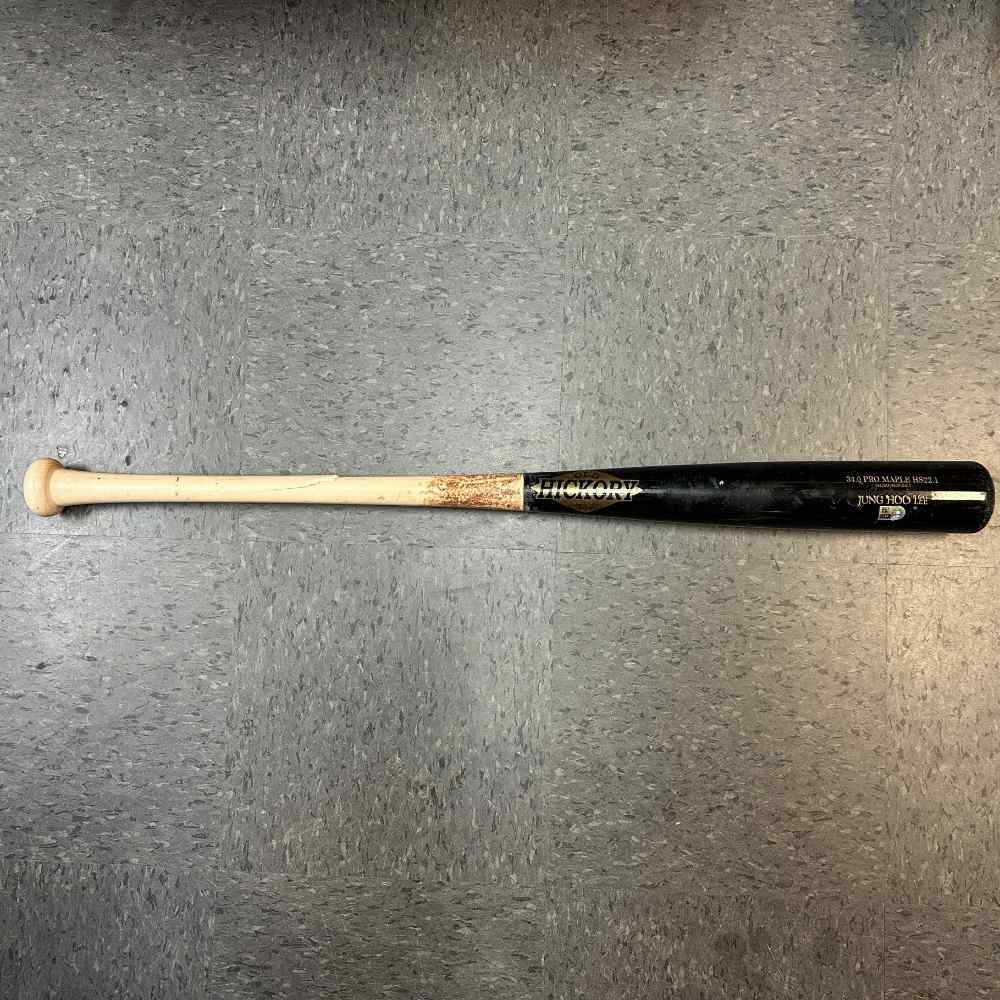 2025 Game Used Broken Bat - #51 Jung Hoo Lee - 4/5/25 vs SEA