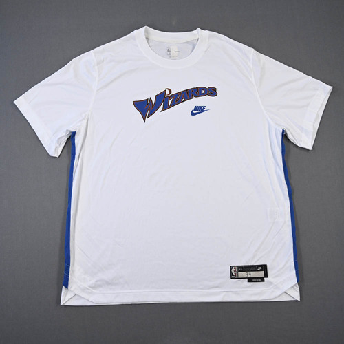 Image of Huff, Jay - Washington Wizards - Game-Issued City Edition Short-Sleeved Shooting Shirt - 2022-23 NBA Season