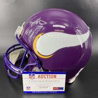 NFL - Vikings Chazz Surratt Signed Authentic Proline Helmet