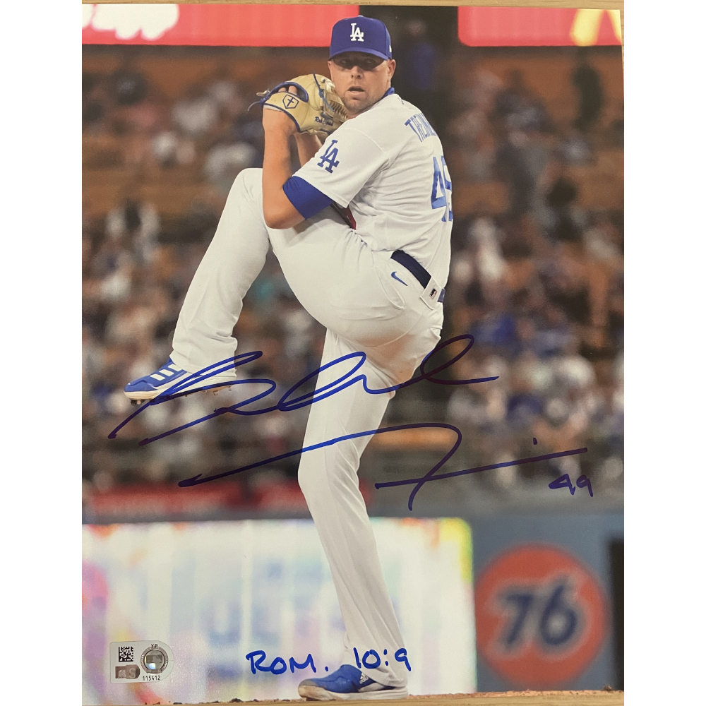 Blake Treinen 8x10 MLB Authenticated Autographed Photo | Los