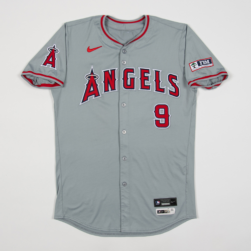 Nike Angels ユニフォーム Mサイズ グレー mens-nike-gray-los-angeles-
