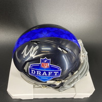 NFL - Jets Malachi Corley Signed NFL Draft Mini Helmet