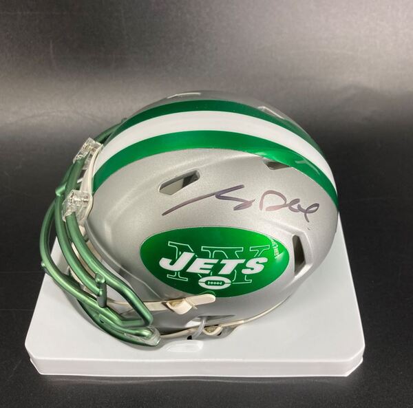 Jets - Sam Darnold Signed Alternate Blaze Mini Helmet
